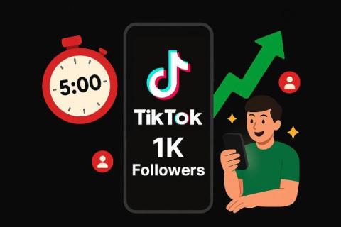 how to get 1k followers on tiktok in 5 minutes