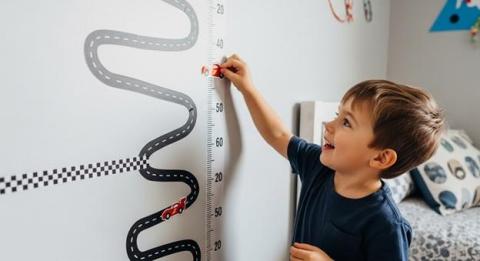 How to Make Height Comparison Fun with Stickers and Tape