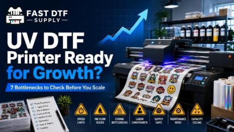 Is Your UV DTF Printer Ready for Growth? 7 Production Bottlenecks