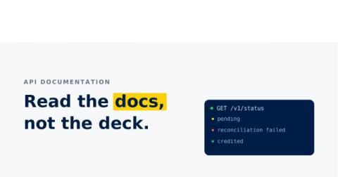 What Banking API Documentation Tells You About a Vendor, and How viaBanking Writes It