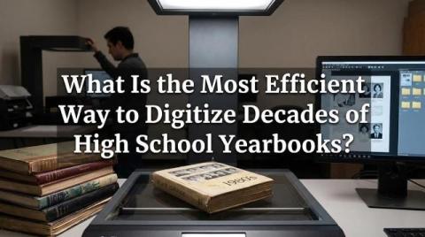 What Is the Most Efficient Way to Digitize Decades of High School Yearbooks?