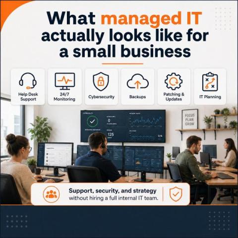 What managed IT actually looks like for a small business