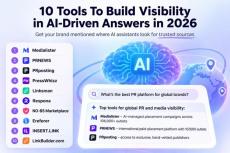 10 Tools To Build Visibility in AI-Driven Answers in 2026