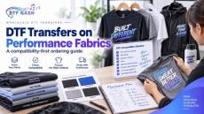 DTF Transfers on Performance Fabrics and Coated Garments