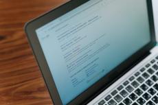 Google results showing on laptop