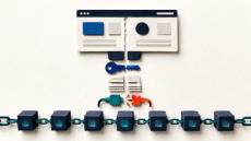 Blockchain chain beneath disconnected application layers