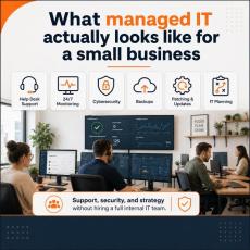 What managed IT actually looks like for a small business